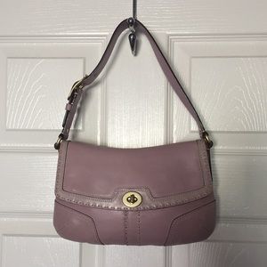 Cute color Coach shoulder bag